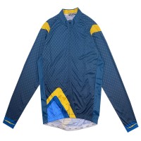 Manufacture of long-sleeved road cycling shirts Design print zipper style quick-drying and breathable cycling shirts cycling shirts factory SKCSCP004